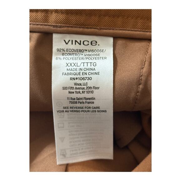 Vince Stovepipe Crop Pull-On Pants brown size XXXL - Picture 7 of 8